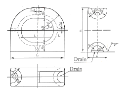 Jis F2005 Deck Type Closed Chock