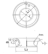 JIS F2007 MOORING BULWARK CHOCK (TYPE B)