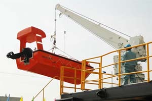 Hydraulic Slewing Rescueboat Davit