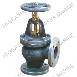 Marine Cast Steel Angle Valve JIS F7312 5K