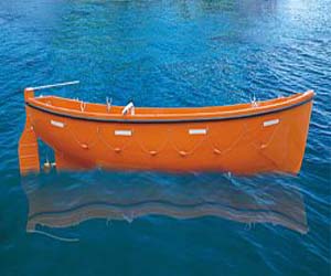 Open frp lifeboat