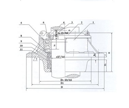 Roller Upper Rudder Carrier CB*789-87(C type)