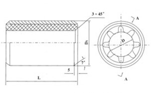 Marine Integral Type Rubber Bearing CB*769-86