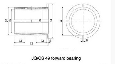 JQ/CS 49 Type Stern  Shaft Bearing