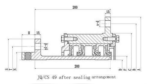 JQ/CS 49 Type Stern Tube Shaft Sealing Arrangement