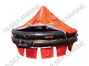 Throw-overboard liferaft