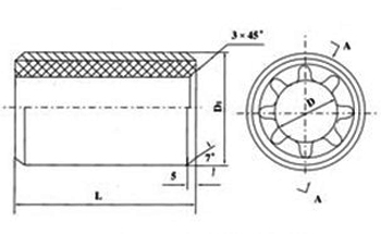 Marine Integral Type Rubber Bearing CB*769-86