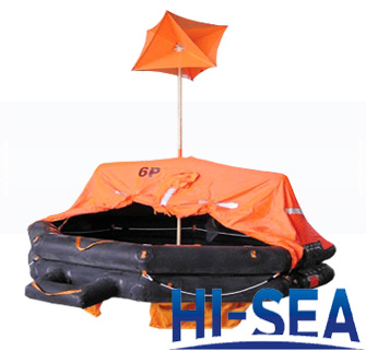 Throw-over Inflatable Liferaft
