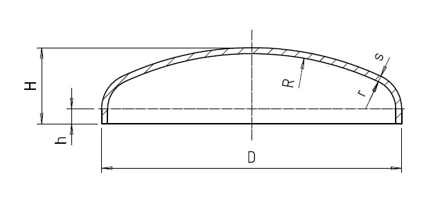 0.1 Torispherical Head