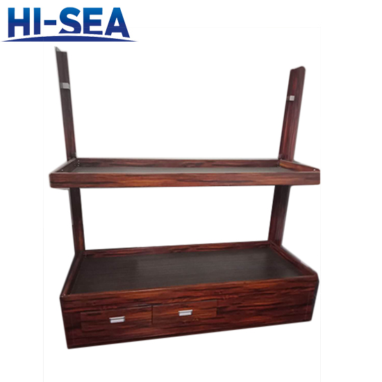 Marine Aluminum Bunk Bed with Drawers