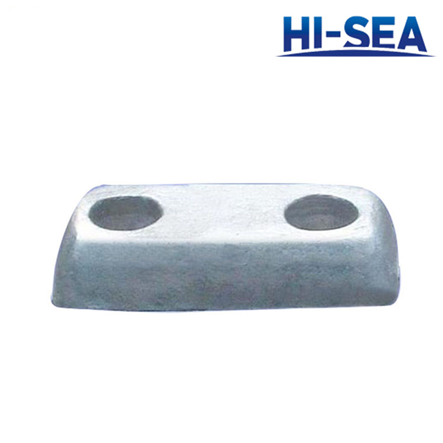 Bolt Connection Type Zinc Anode for Ship Hull