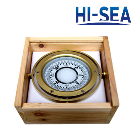100mm Plastic Boat Compass with Wooden Box