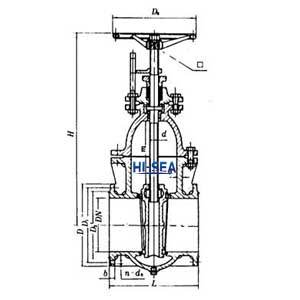 Marine Cast Steel Flanged Gate Valve CBM1092-81