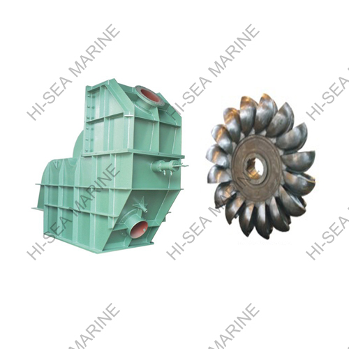 1600kw Pelton Turbine Twin Nozzles