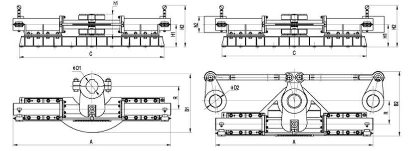 Fork type Electric Hydraulic Steering Gear 