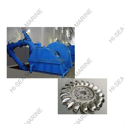 2000kw Pelton Turbine Twin Nozzles