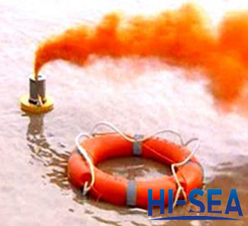 Self-activating Smoke Singal Lifebuoy