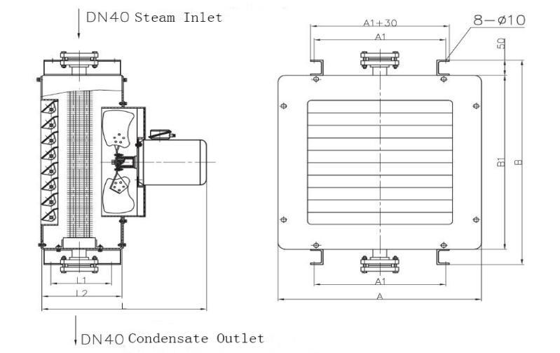 CNF(Z) Ship Steam Heating Fan Heater