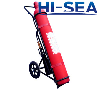 25 kg wheeled CO2 fire extinguisher