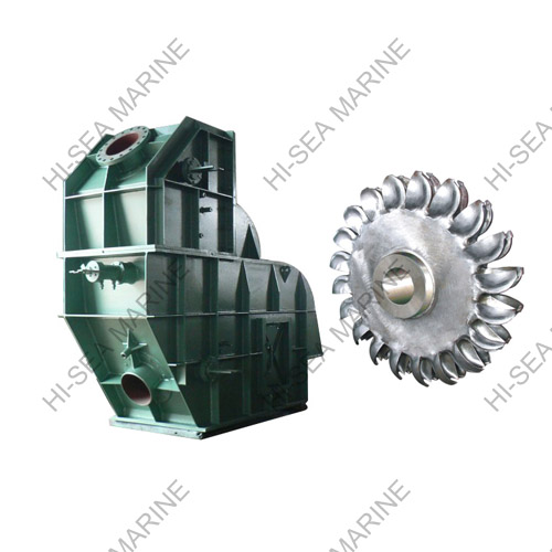 2500kw Pelton Turbine Twin Nozzles