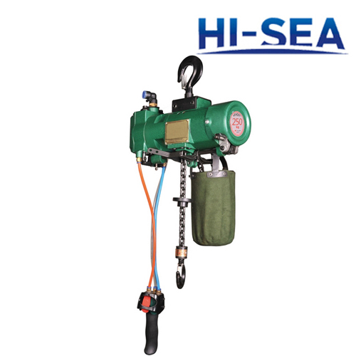 Mini Pneumatic Chain Hoist with Suspension Hook