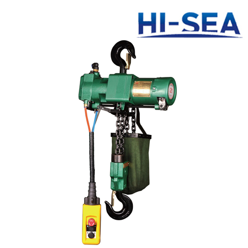 2T Pneumatic Hoist with Trolley Combined