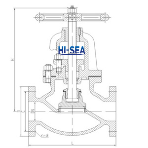 Marine Flanged Cast Iron Stop Valve CB/T4010-2005