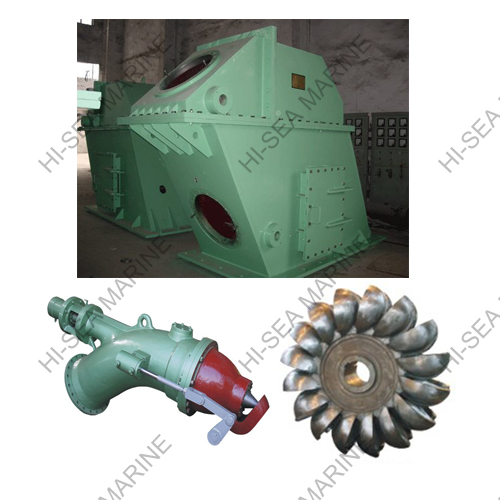 5000kw Pelton Turbine Twin Nozzles