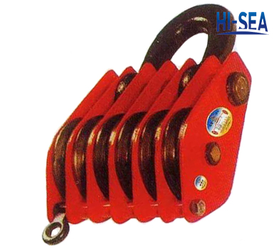 6 Wheels Wire Rope Pulley Block
