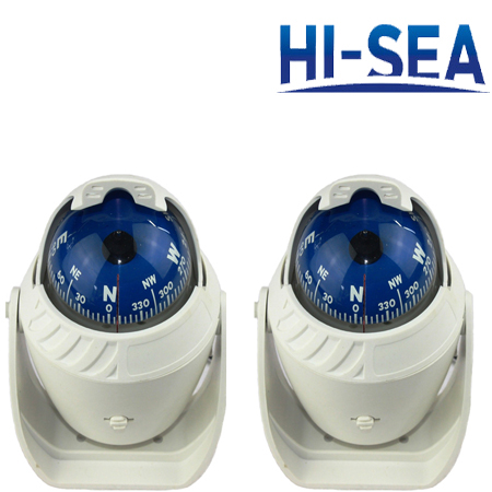 65mm Spherical Marine Plastic Compass for Yacht 