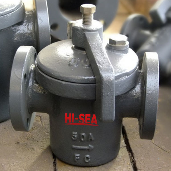 Marine Cast Iron Can Water Filter JIS F7121 5K (DN25-DN100)
