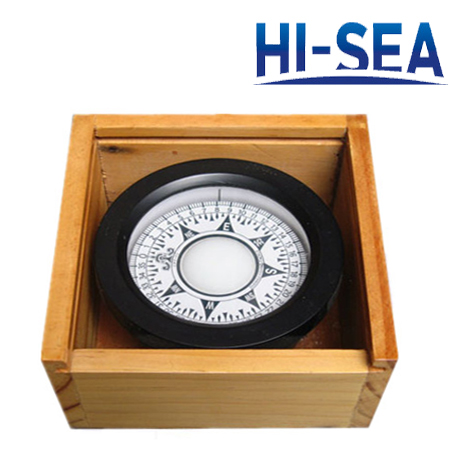 90mm Plastic Marine Compass with 3.5 Inches Wooden Box