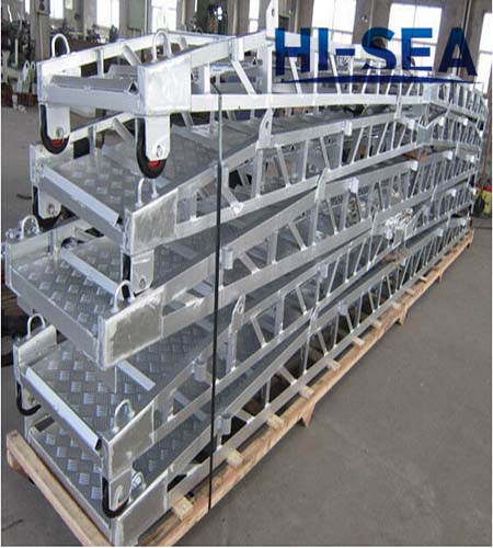 Fully-fixed Type Marine Aluminum Alloy Wharf Ladder