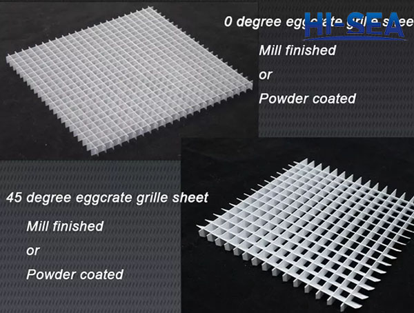Aluminum Alloy Egg Grid Diffuser