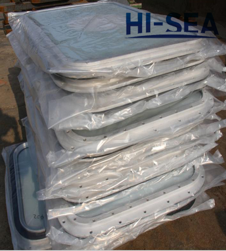 Marine Aluminum Bolted Fixed Rectangular Window for Wheel House