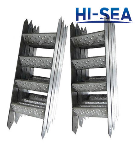 Marine Aluminum Inclined Ladder 