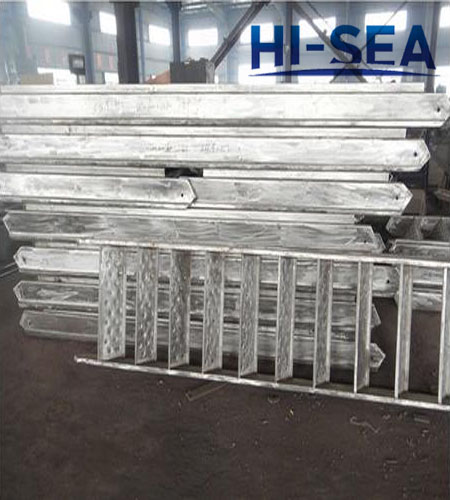 Marine Aluminum Inclined Ladder 