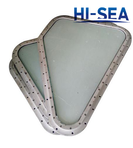 Marine Aluminum Bolted Fixed Rectangular Window for Wheel House