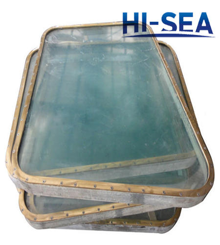 Marine Class A60 Welded Fireproof Rectangular Window 