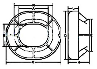 EU Type Bulwark Mounted Chock