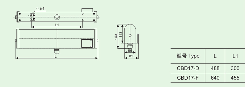 Aluminum Fluorescent Mirror Light