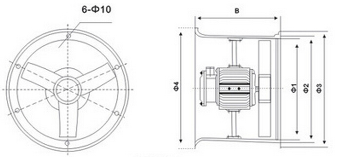 CBF Marine Explosion-proof Draught Fan