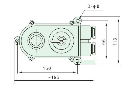 Marine Brass Switch with Indicator Light 