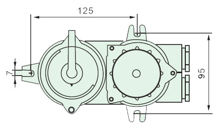 Marine Brass Socket with Chain Switch