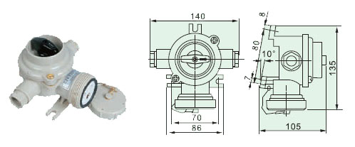 Marine Nylon Socket with Switch