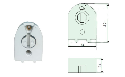 Marine FL Lamp Holder