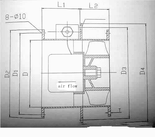 CWZ Marine Small-size Axial Flow Fan