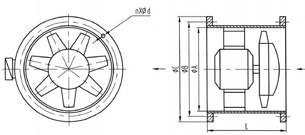 CZF Marine Exhaust Blower-Axial Fan