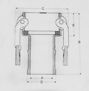 Camlock coupling C type