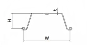 600*200mm Cold Formed Steel Sheet Pile